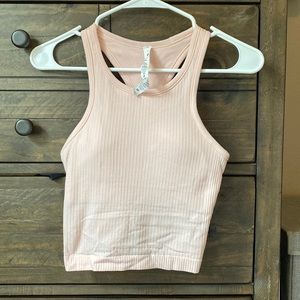 Crop ebb to street high neck